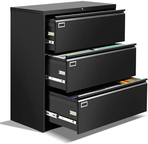 Horizontal Metal File Cabinet With Lock 